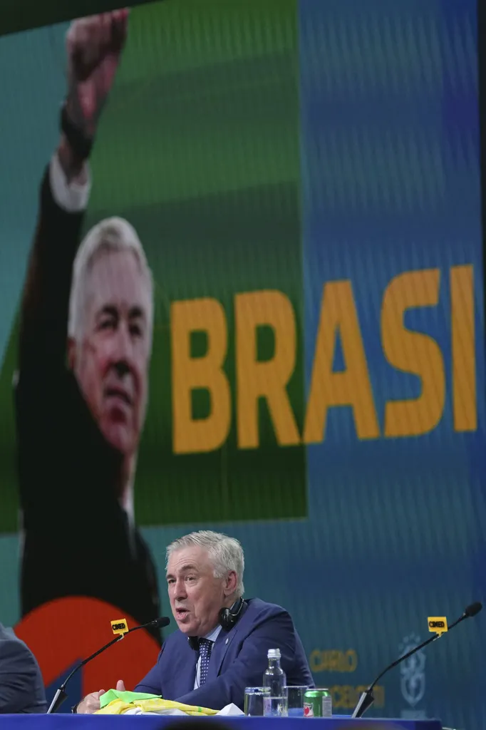 Ancelotti debutará como técnico de Brasil en las eliminatorias mundialistas