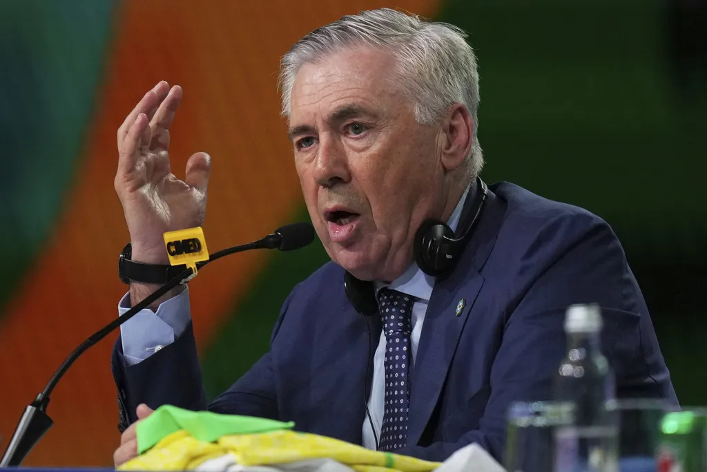 Ancelotti fue presentado de forma oficial con la Selección de Brasil