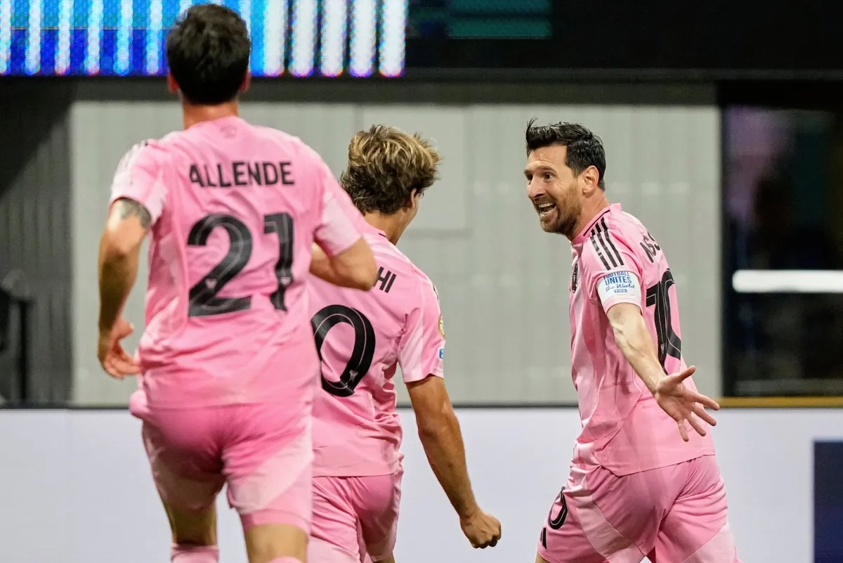 El festejo del '10' | AP