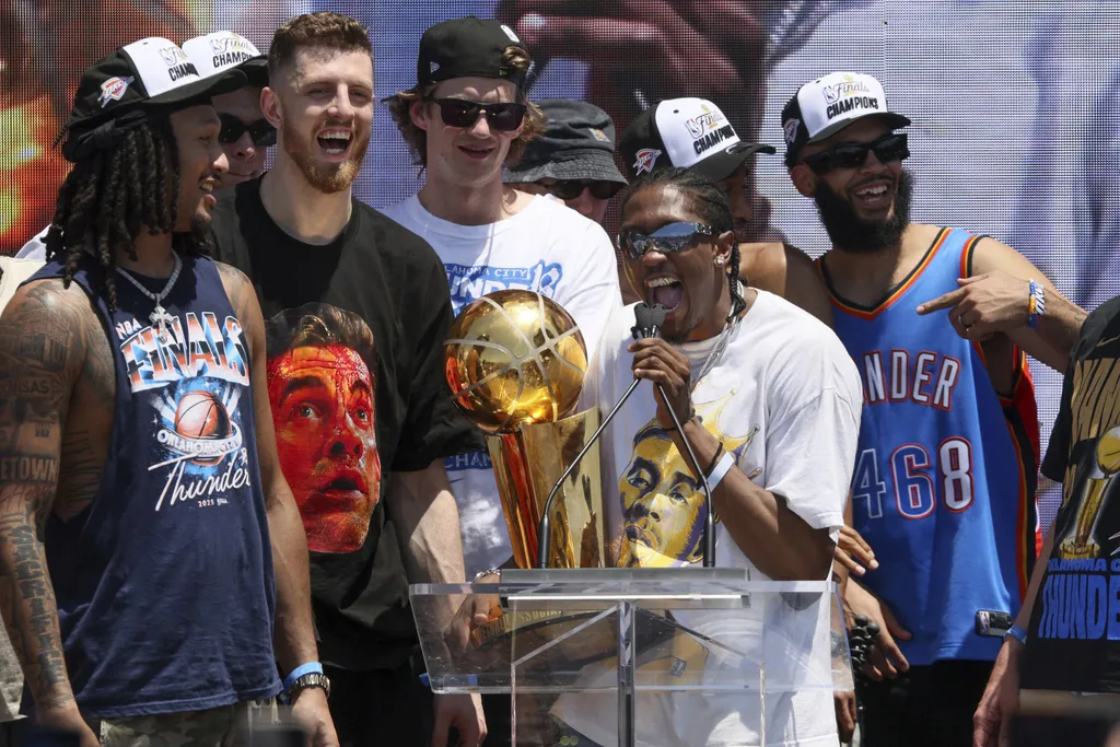 Oklahome City estuvo de fiesta este martes