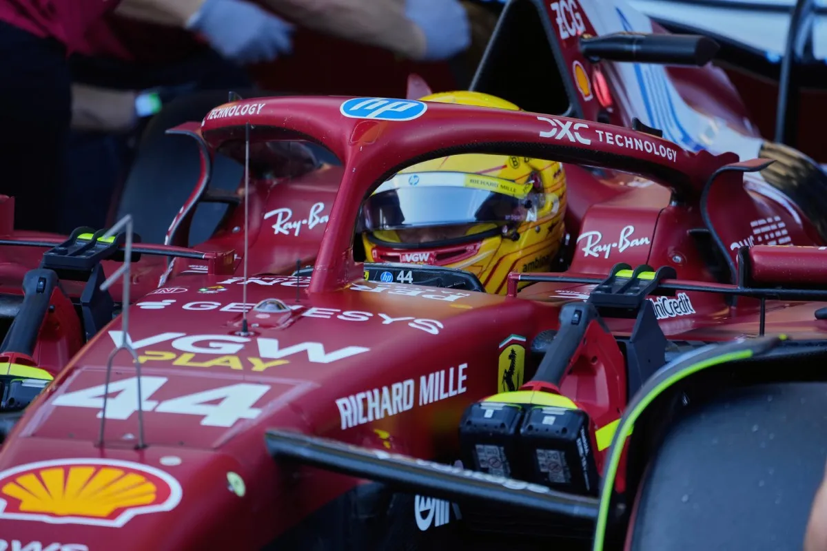 Lecrerc en su Ferrari | AP