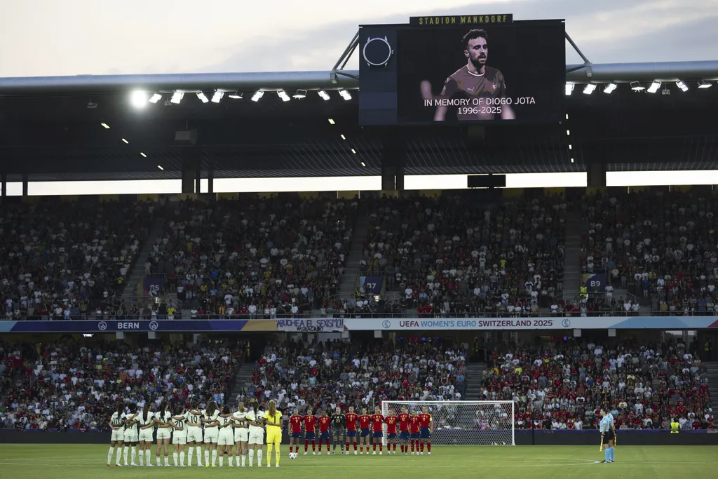 Se guardó un minuto de silencio por Diogo Jota