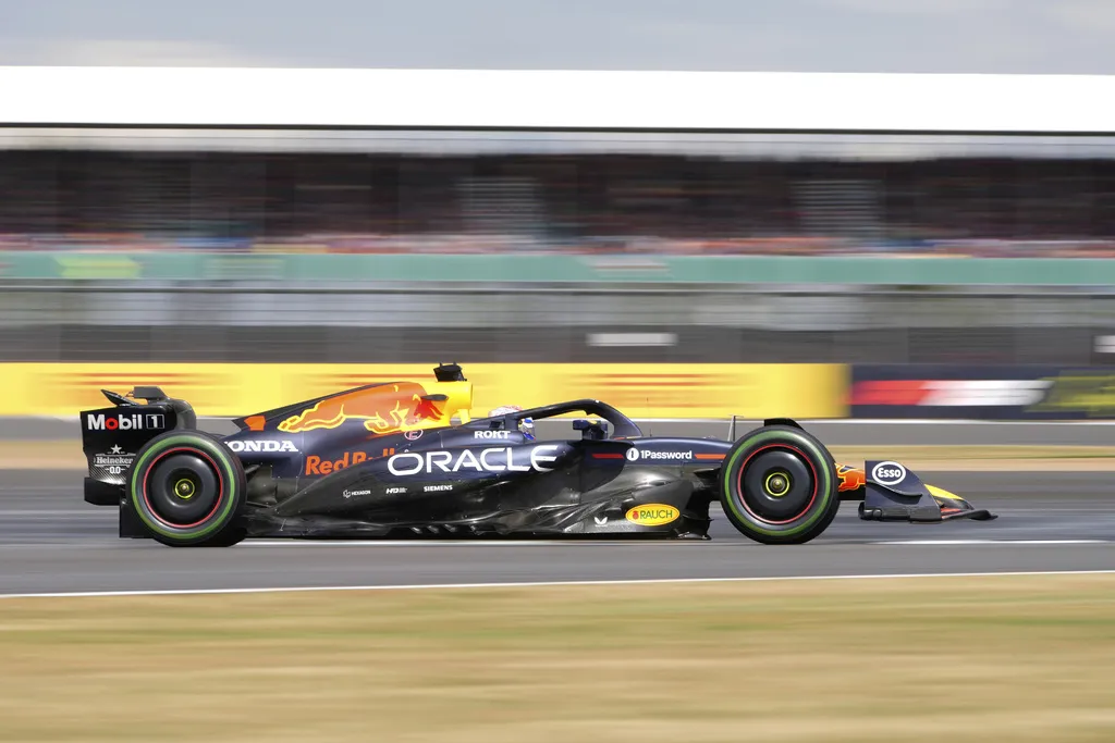 Verstappen no tuvo una buena carrera en Silverstone