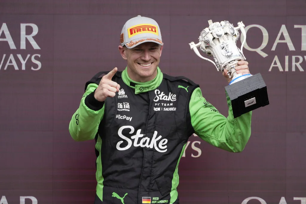 Hulkenberg logró el primer podio de su vida en Silverstone
