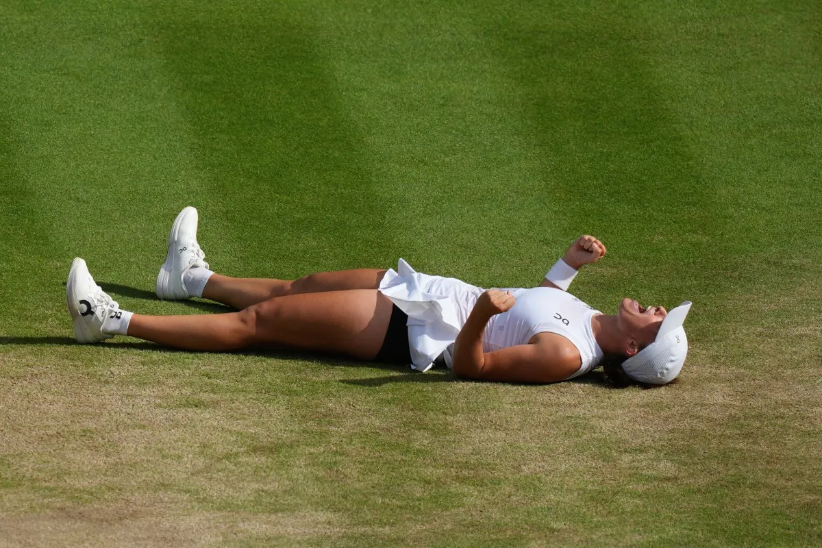 La emoción de Iga Swiatek | AP