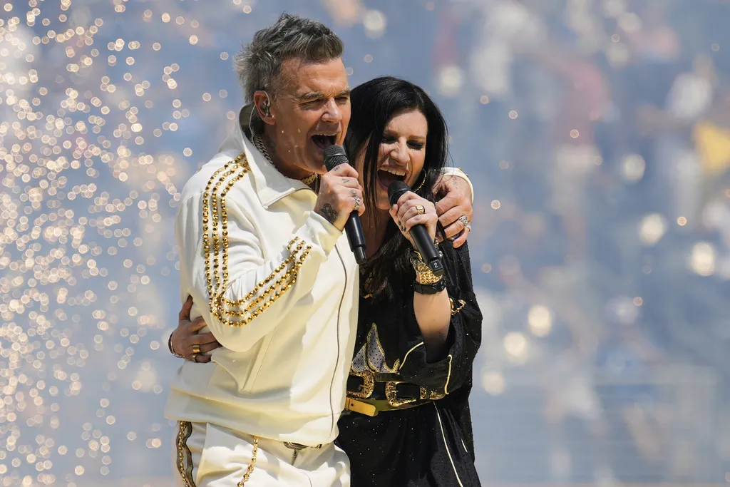 Williams y Pausini se presentaron en el MetLife Stadium