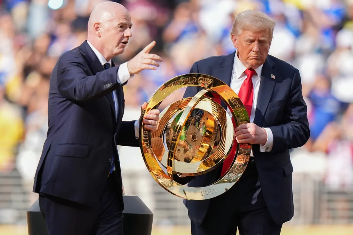 Infantino y Trump | AP