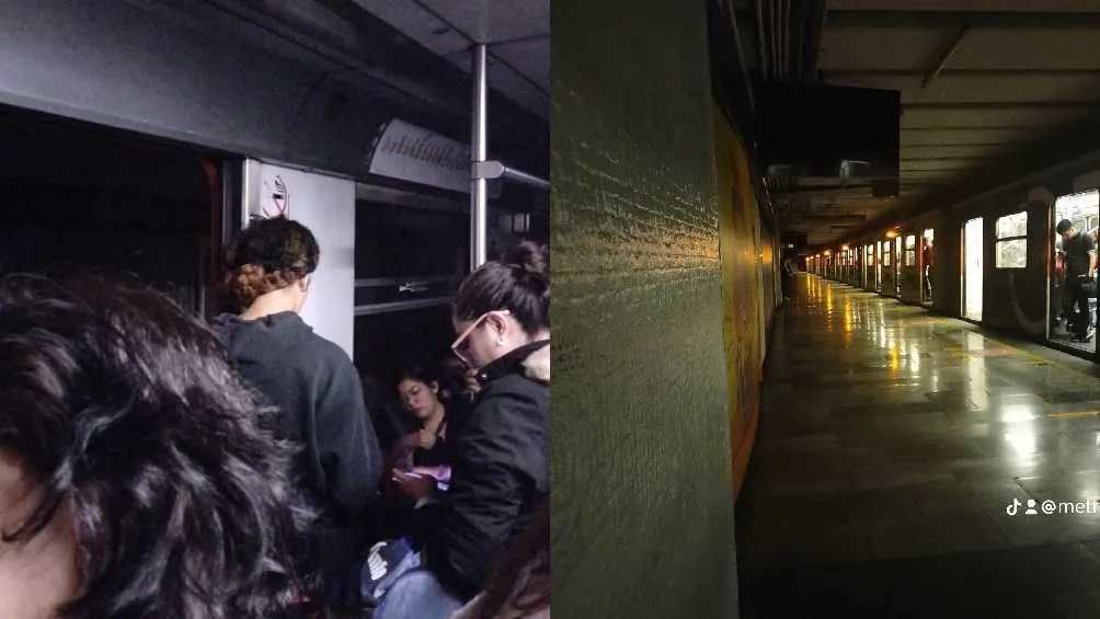 Las fallas en el servicio se dieron justo a la hora pico de esta mañana/X