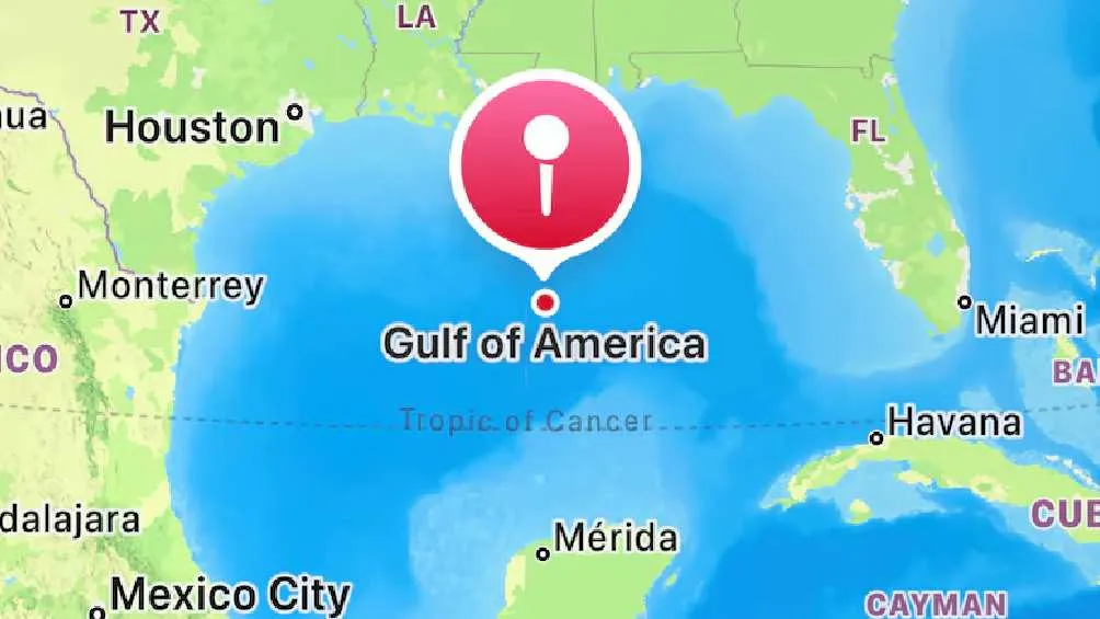 En los mapas de Apple ya aparece el término 'Gulf of America'/Pixabay