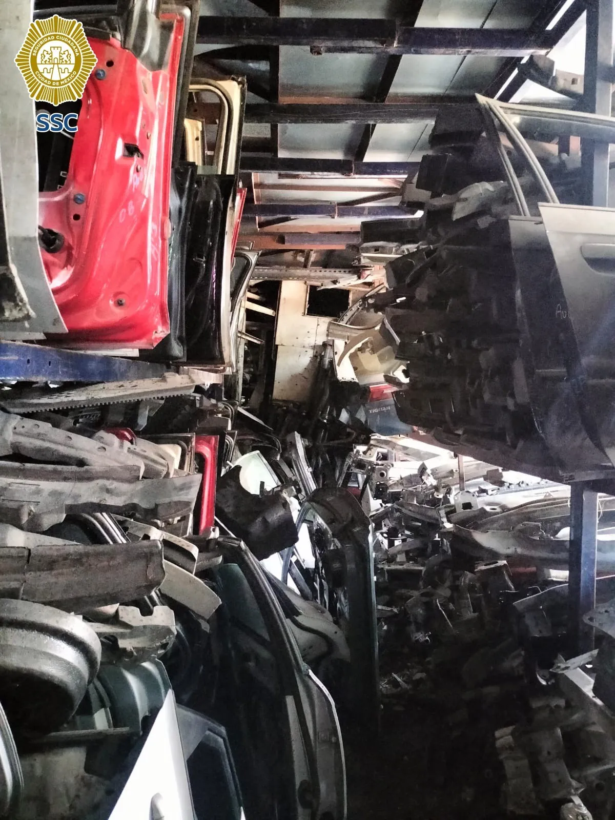 El Gobierno de la CDMX está combatiendo el robo de autopartes / Redes Sociales