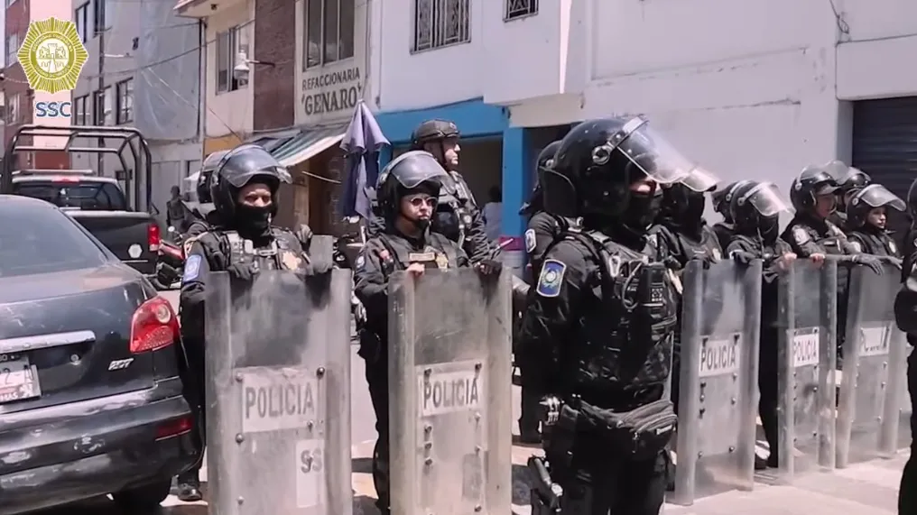 La policía montó un operativo en la colonia Buenos Aires / Redes Sociales