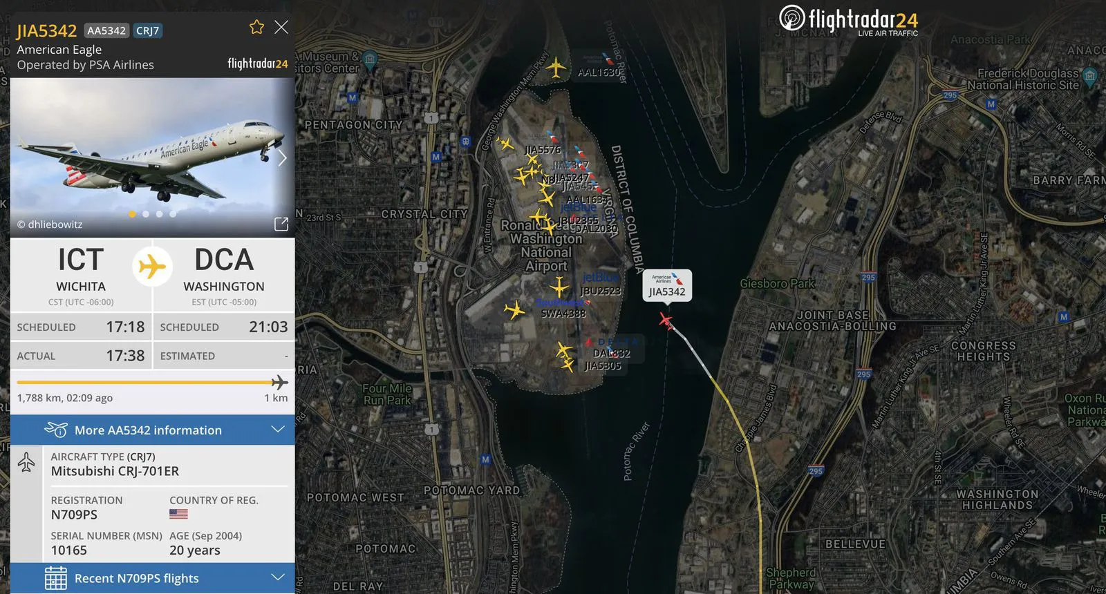 Los reportes indican que la aeronave iba a aterrizar / Especial