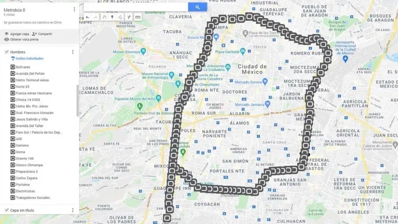 Así será la nueva línea del Metrobús CDMX / Redes Sociales