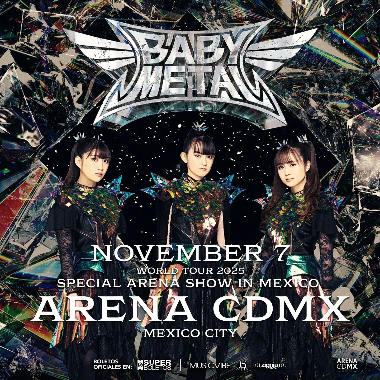 La preventa para Babymetal comienza este 11 de julio de 2025 / Especial