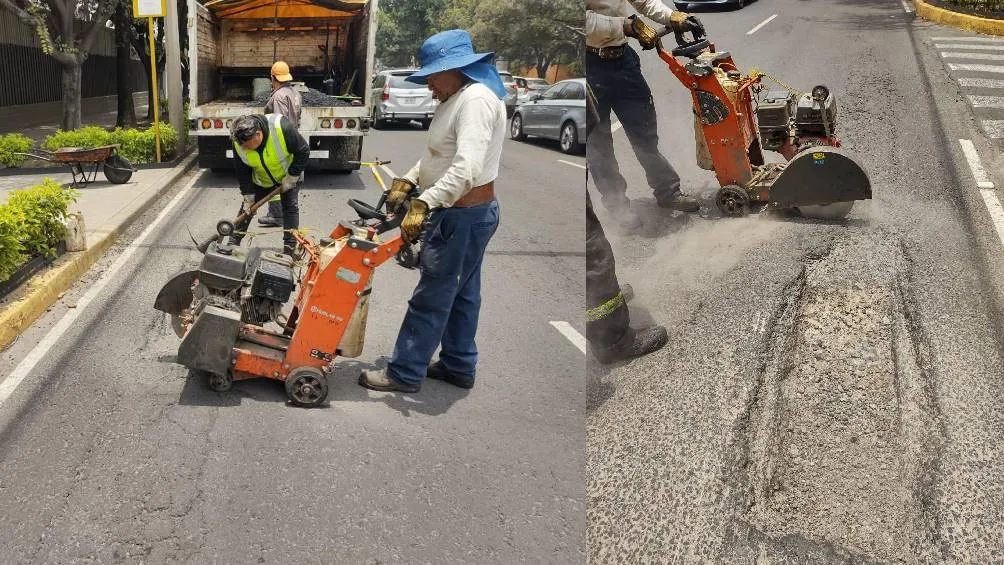 La ley establece que la reparación de baches es exclusiva de las autoridades/X