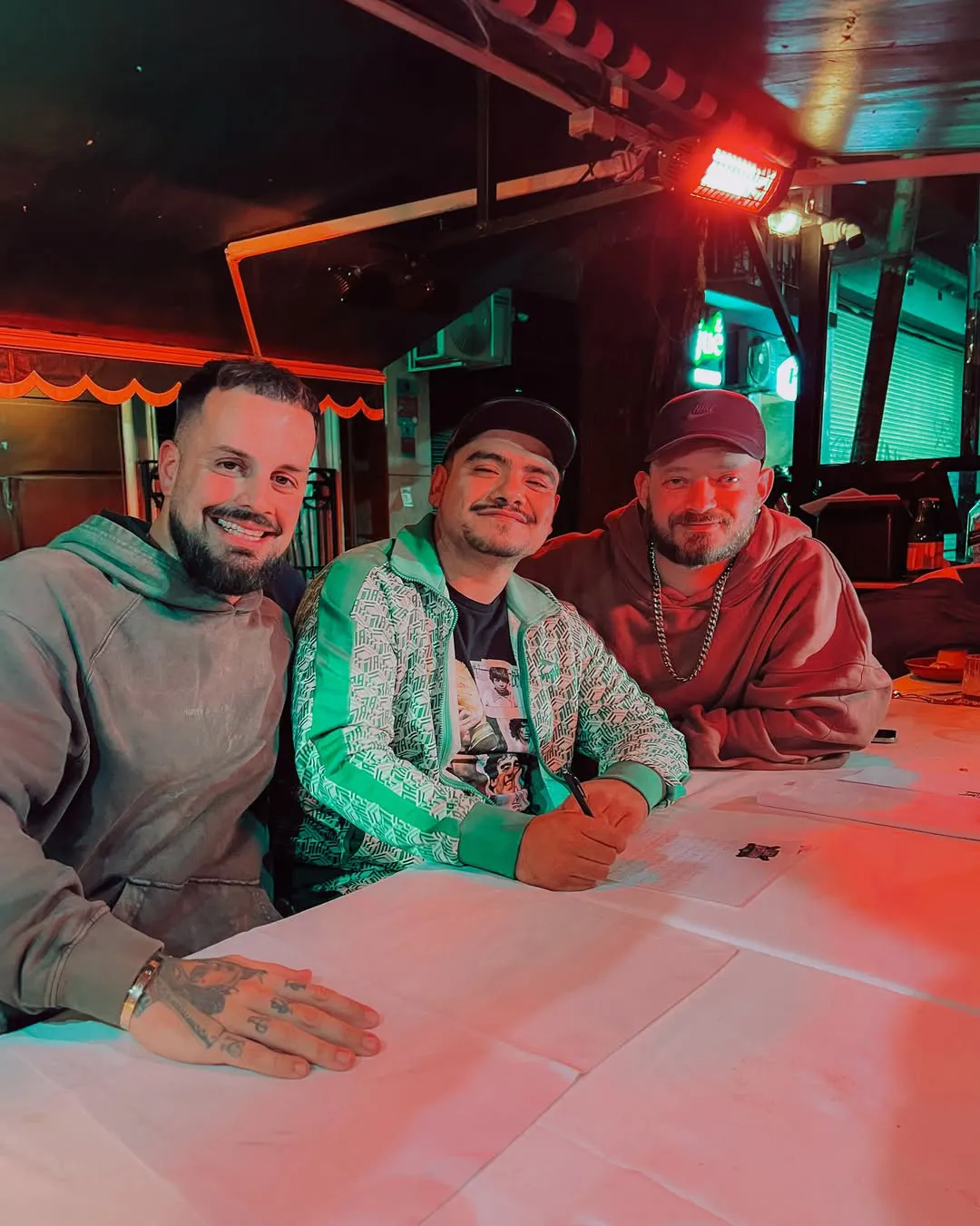 Papo y Dtoke sumaron a Mauricio Hernández a Liga Bazooka / IG: @ligabazooka