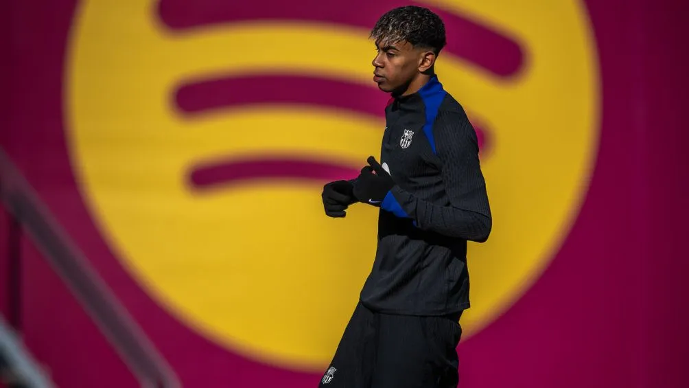 Yamal se prepara para el juego ante el Betis | @FCBarcelona