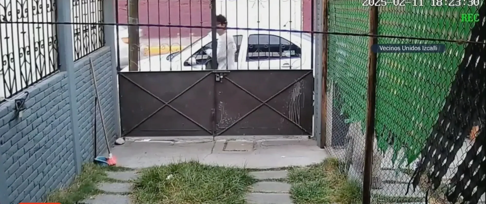 Lucio 'N' fue captado en video tras abandonar a su hijo en la calle / Redes Sociales