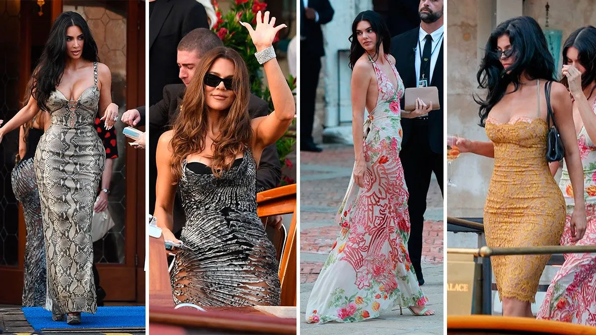 Todas las Kardashian estuvieron presentes en la fiesta italiana / Redes Sociales