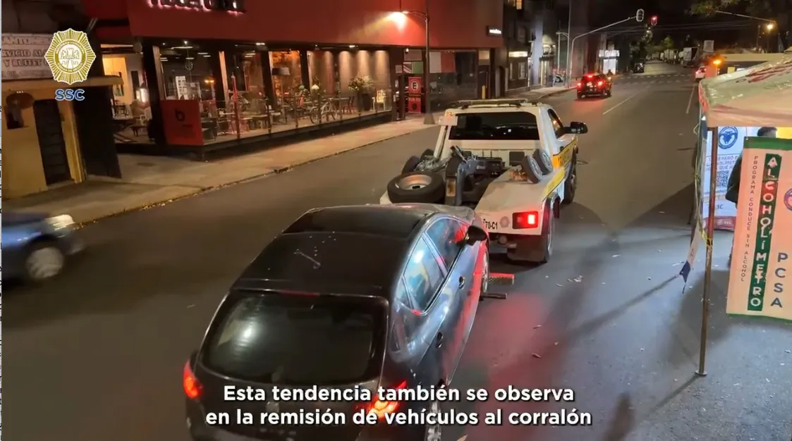 También más de 2 mil autos fueron llevados al corralón / FB: @PoliciaCDMX
