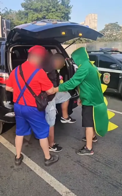 Los personajes de Mario Bros también salieron a combatir al hampa / Redes Sociales