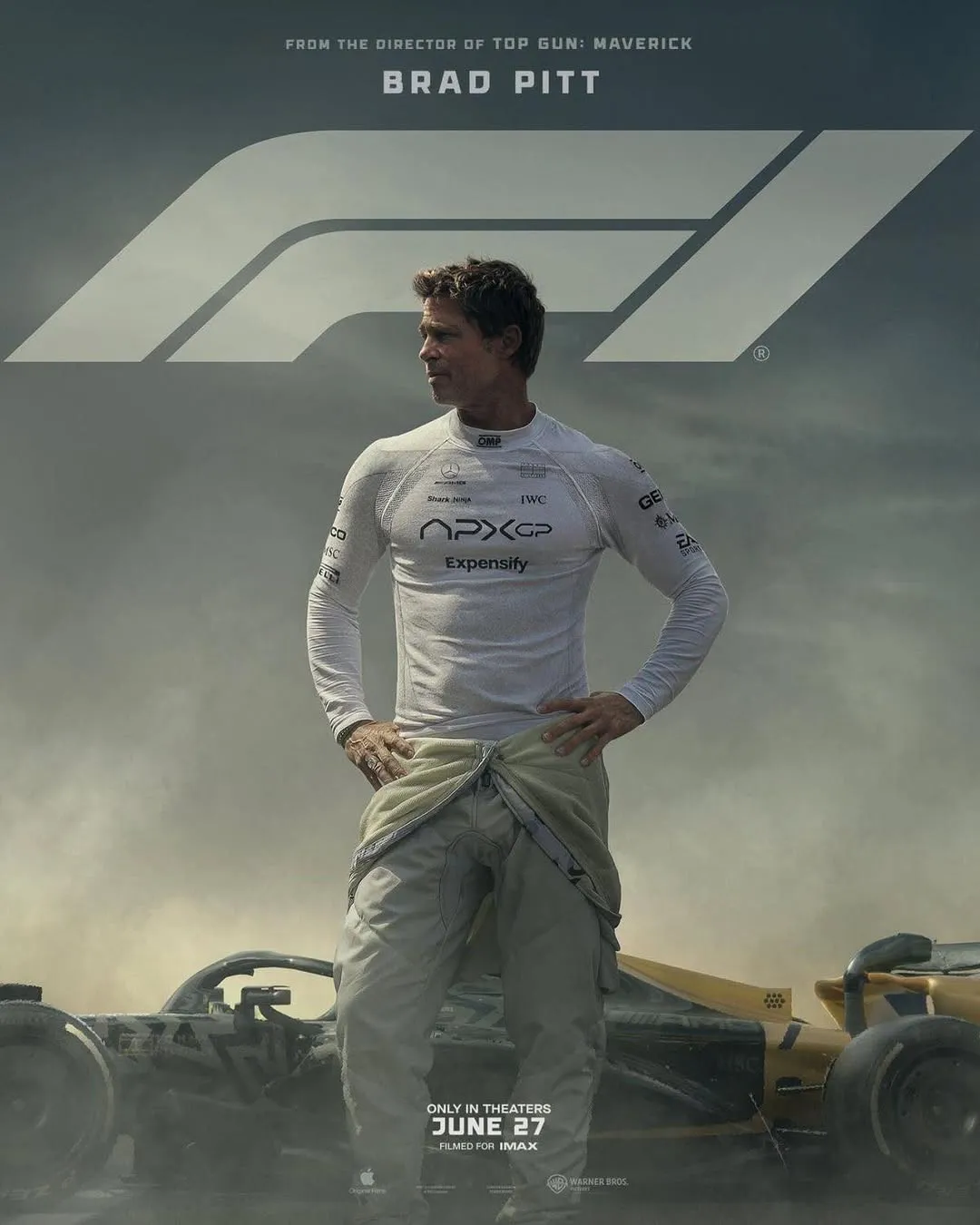 A final de mes se estrena su película F1 en todos los cines / Redes Sociales