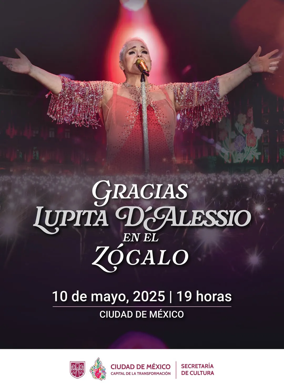 Todo fue un truco para promocionar el concierto de Lupita D'Alessio / Especial