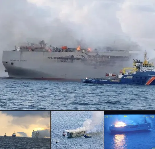 El buque se quedó en el Océano Pacífico esperando que alguien lo reclame / Redes Sociales