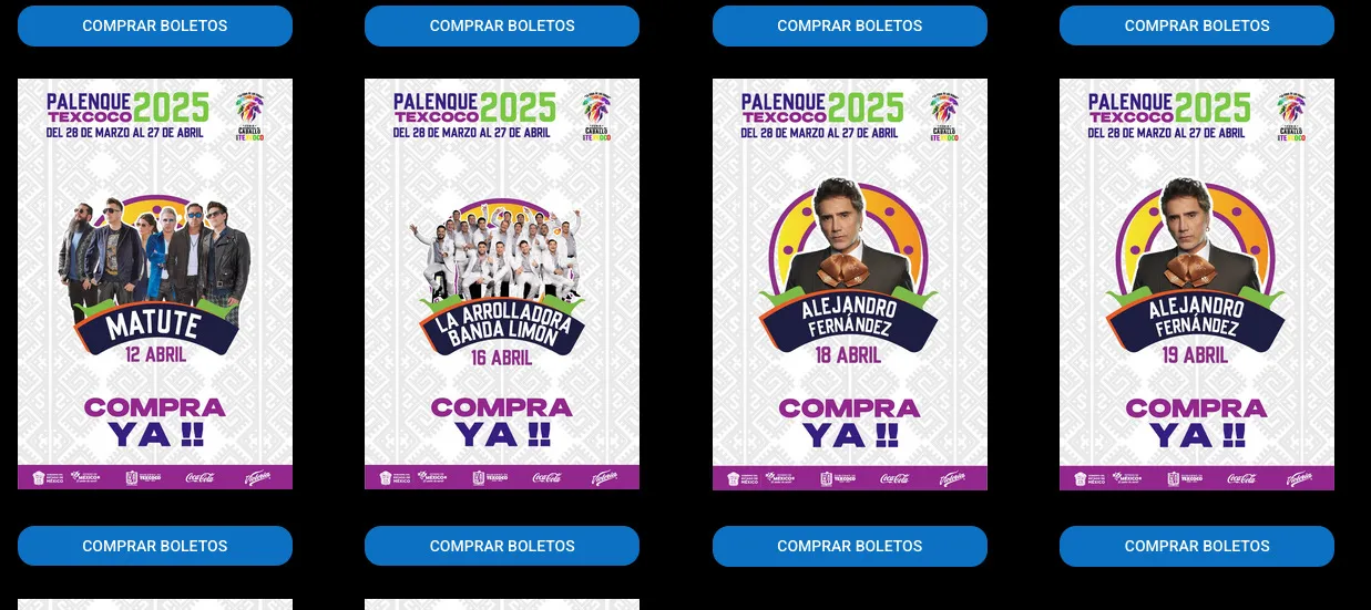 La venta de boletos para el Palenque ya comenzó / Especial