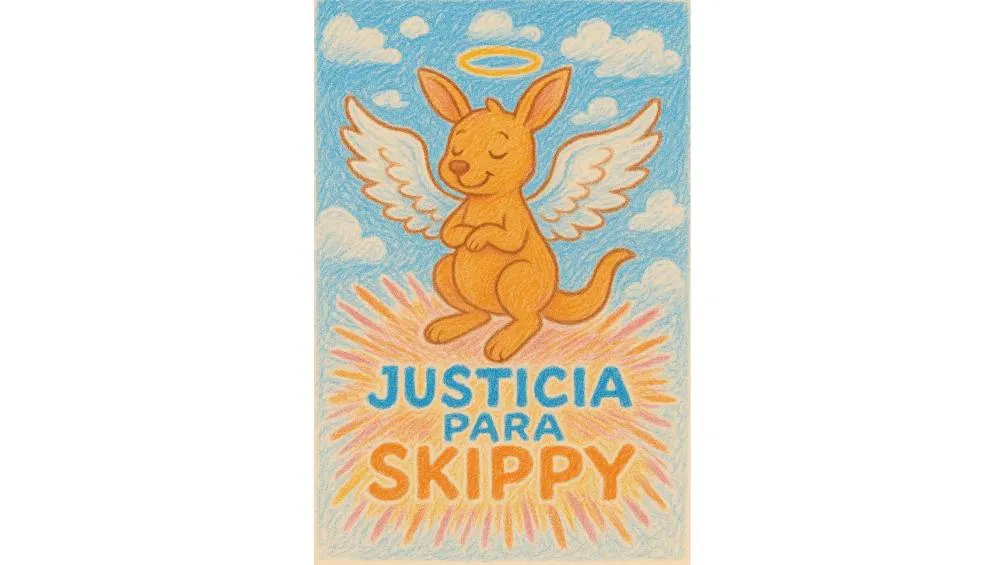 El canguro apenas tenía 3 años de edad/X