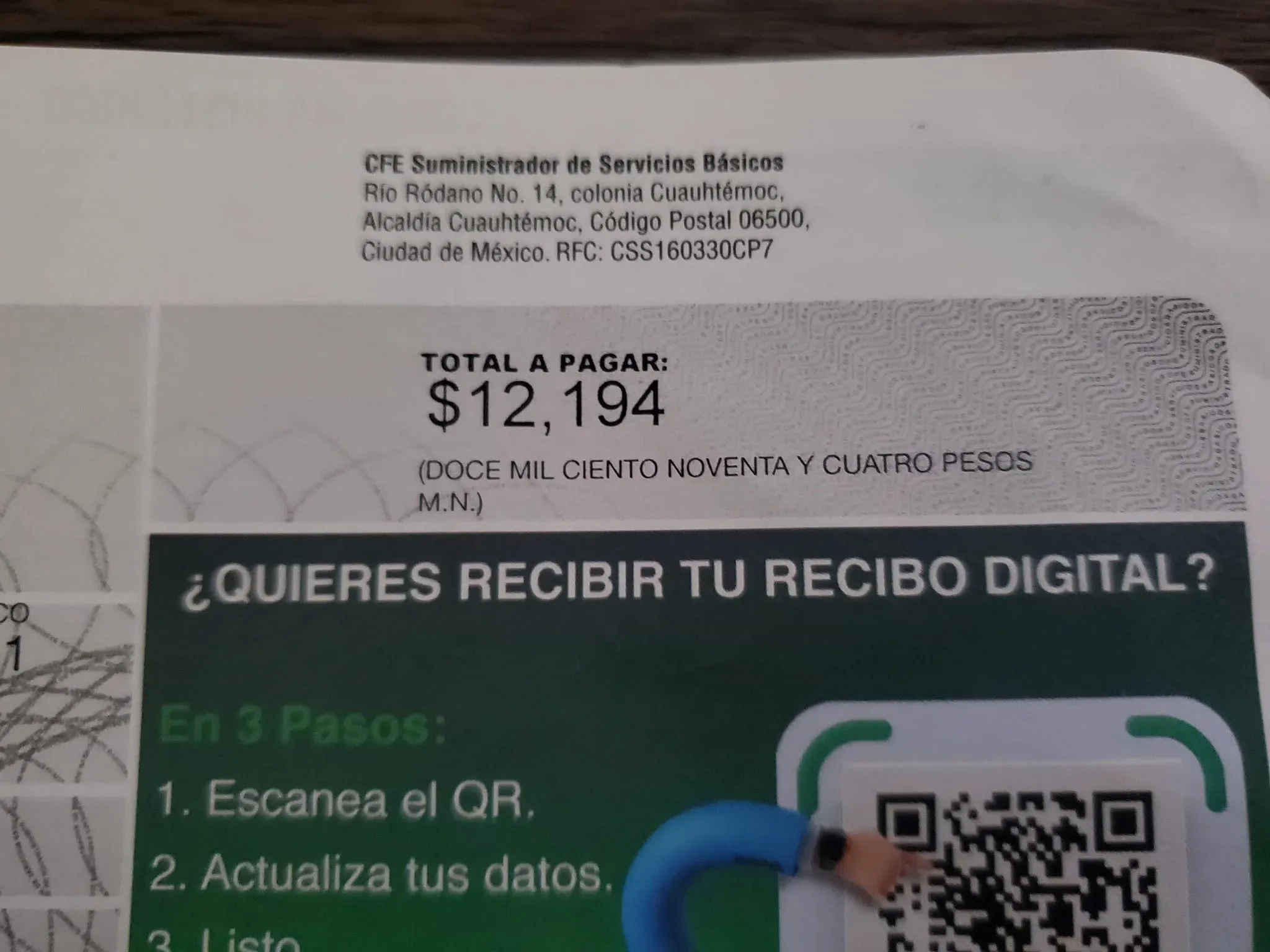 Hay que acudir a las oficinas para dejar el convenio con CFE / Redes Sociales