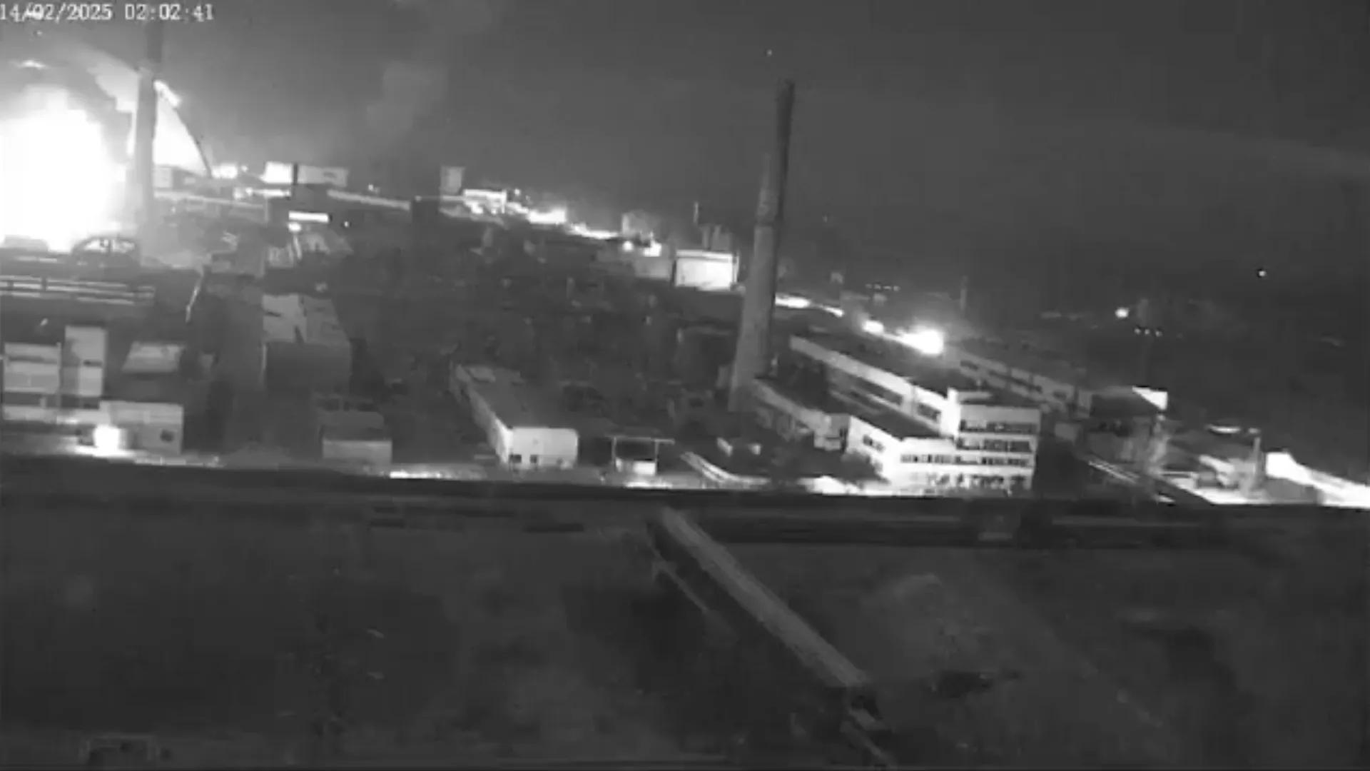 El video captó el momento de la explosión / Redes Sociales