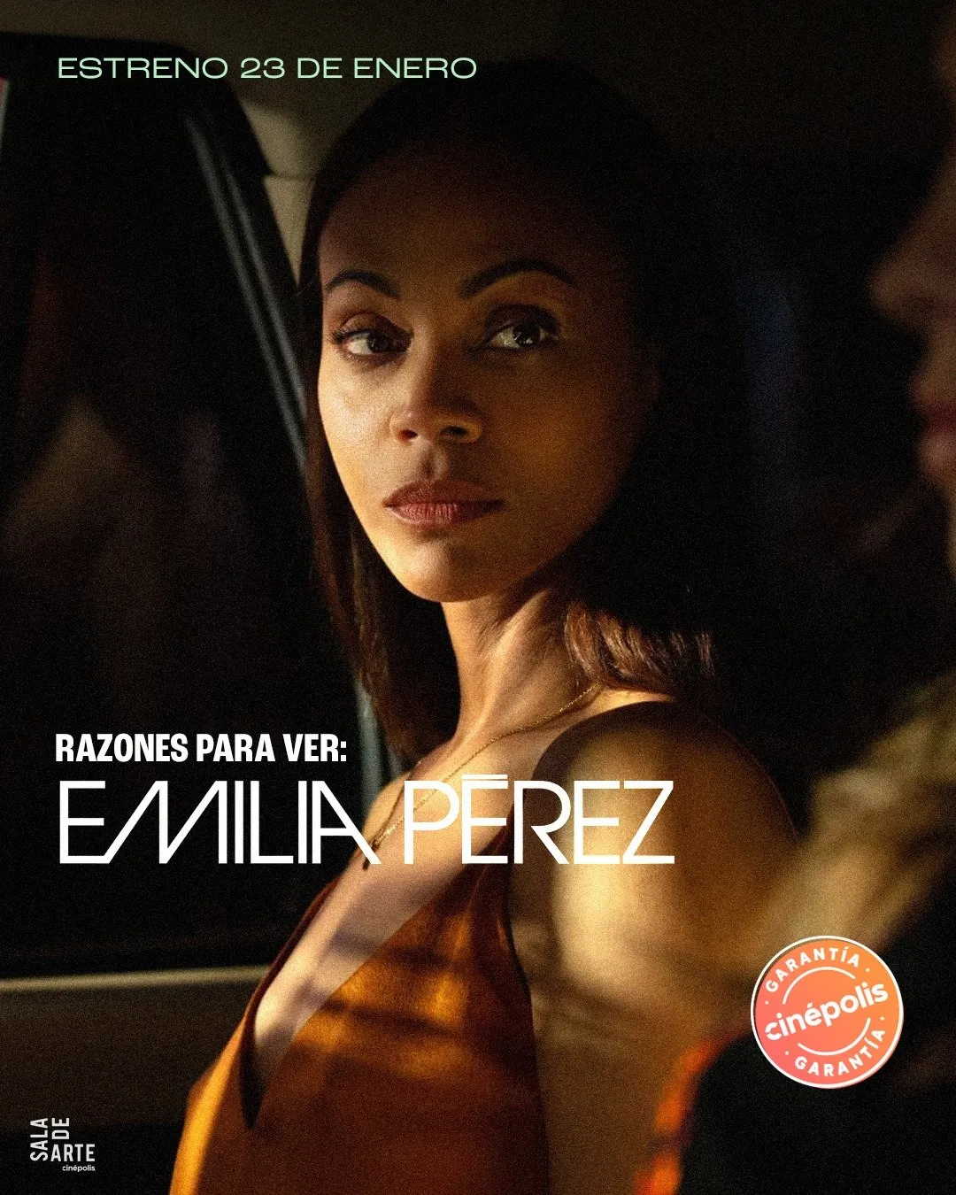 La 'Garantía Cinépolis' estaba marcada en 'Emilia Pérez' / Redes Sociales