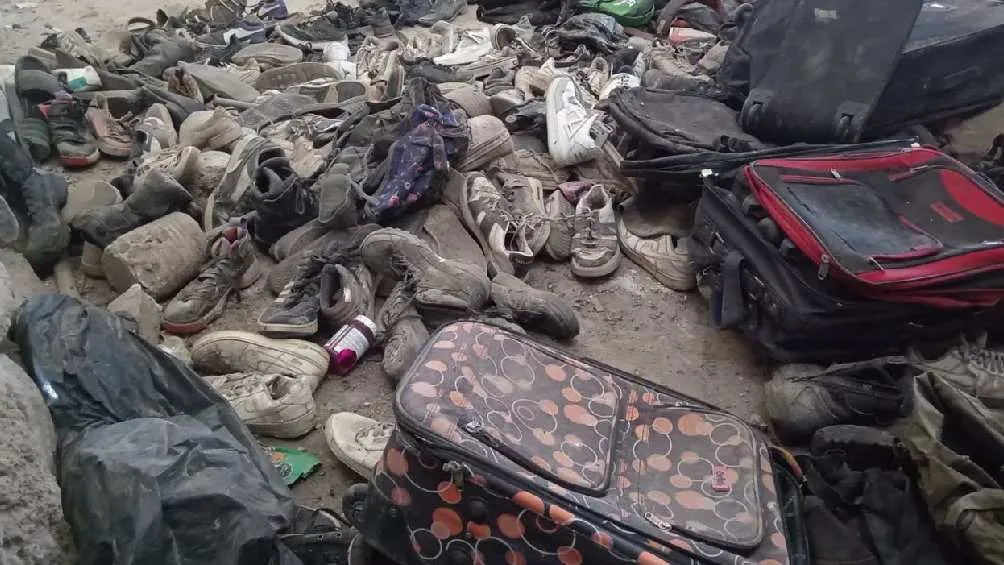 El pasado 8 de marzo se encontraron pertenencias aparentemente de víctimas/X