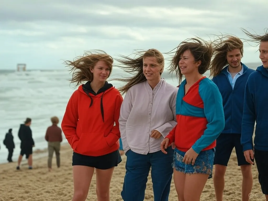 El fuerte viento pegará en la mayor parte del país / Grok