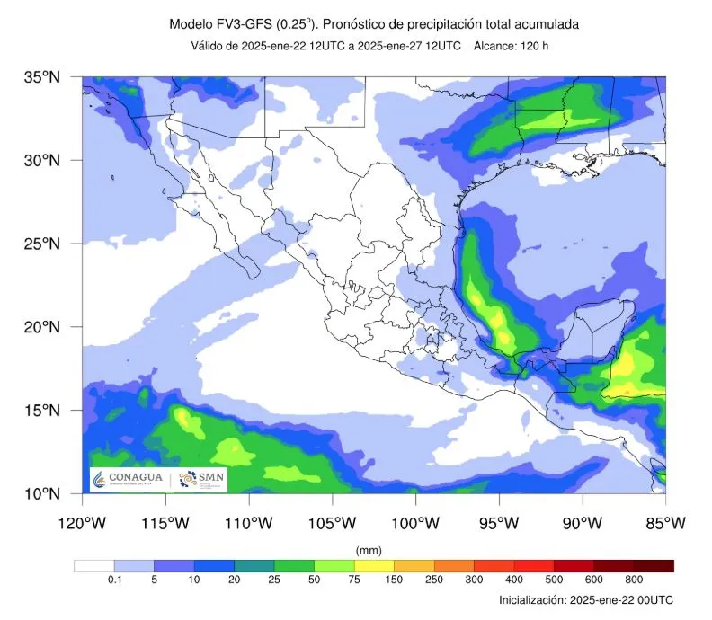 La masa de aire polar afecta a la mayoría de los estados / Especial