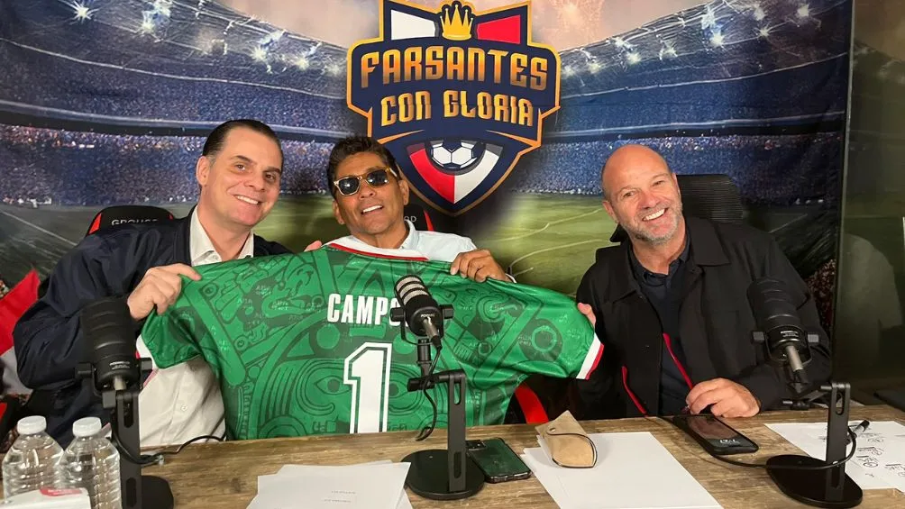 Martinoli, Campos y García en Farsantes con Gloria | TWITTER: @GarciaPosti