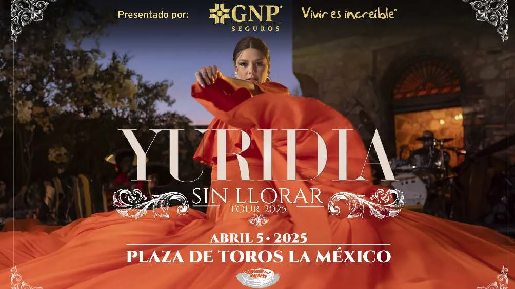 Yuridia tendrá una presentación en la Plaza de Toros La México/Ocesa