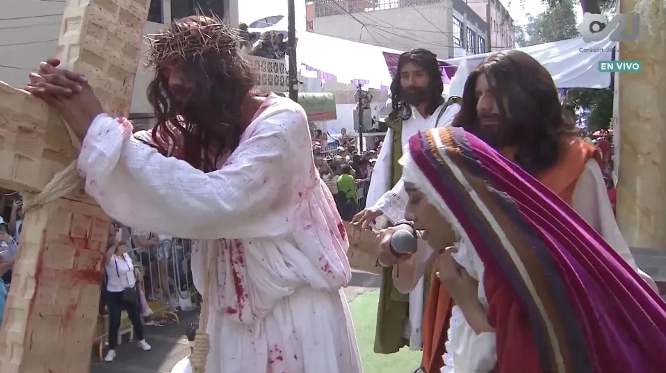 Este Viernes Santo se realizó la 182 representación de la Pasión de Cristo / Redes Sociales