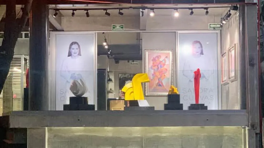 Sandra Cuevas, exalcaldesa de Cuauhtémoc, inauguró el pasado miércoles 21 de mayo su propia galería de arte en la Ciudad de México/Redes Sociales