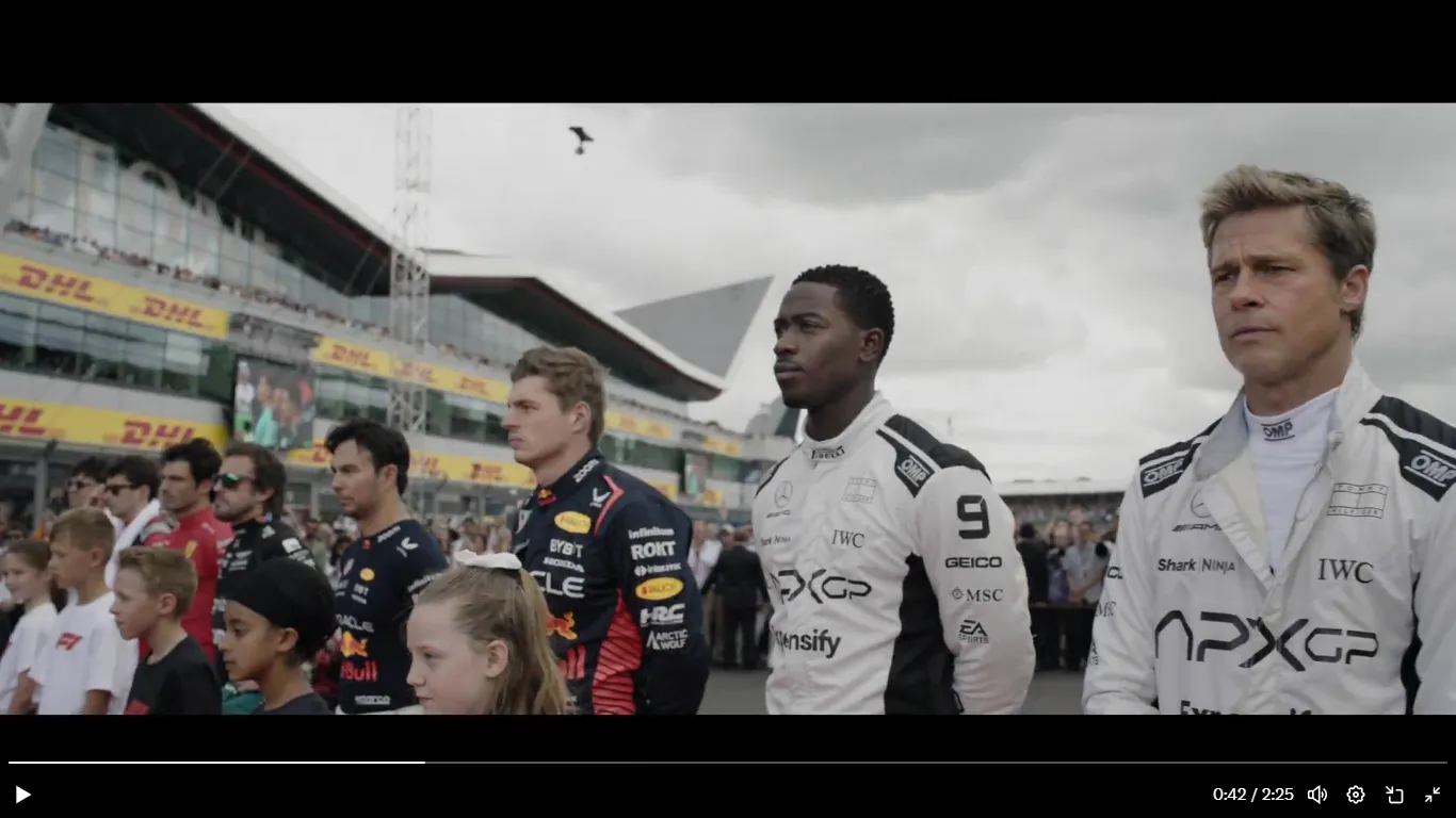 Checo Pérez aparece en el tráiler de la película