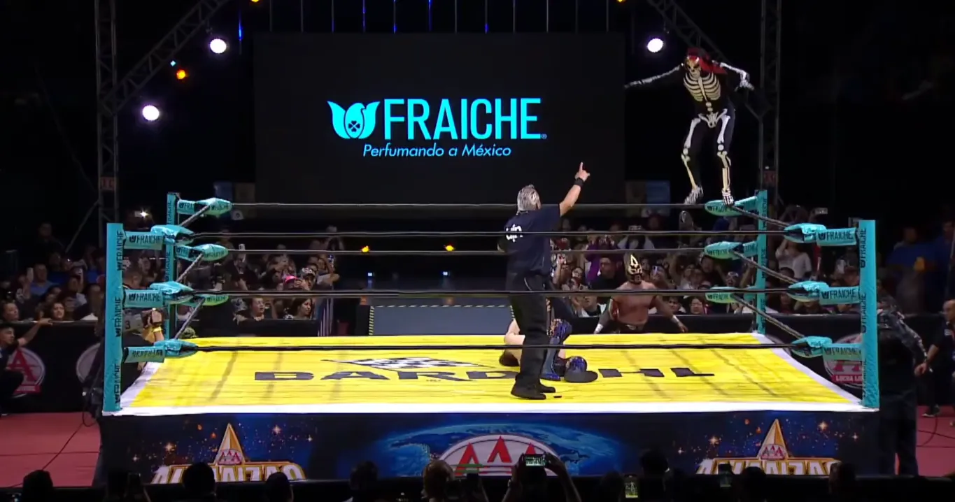 La Parka tuvo un regreso triunfal