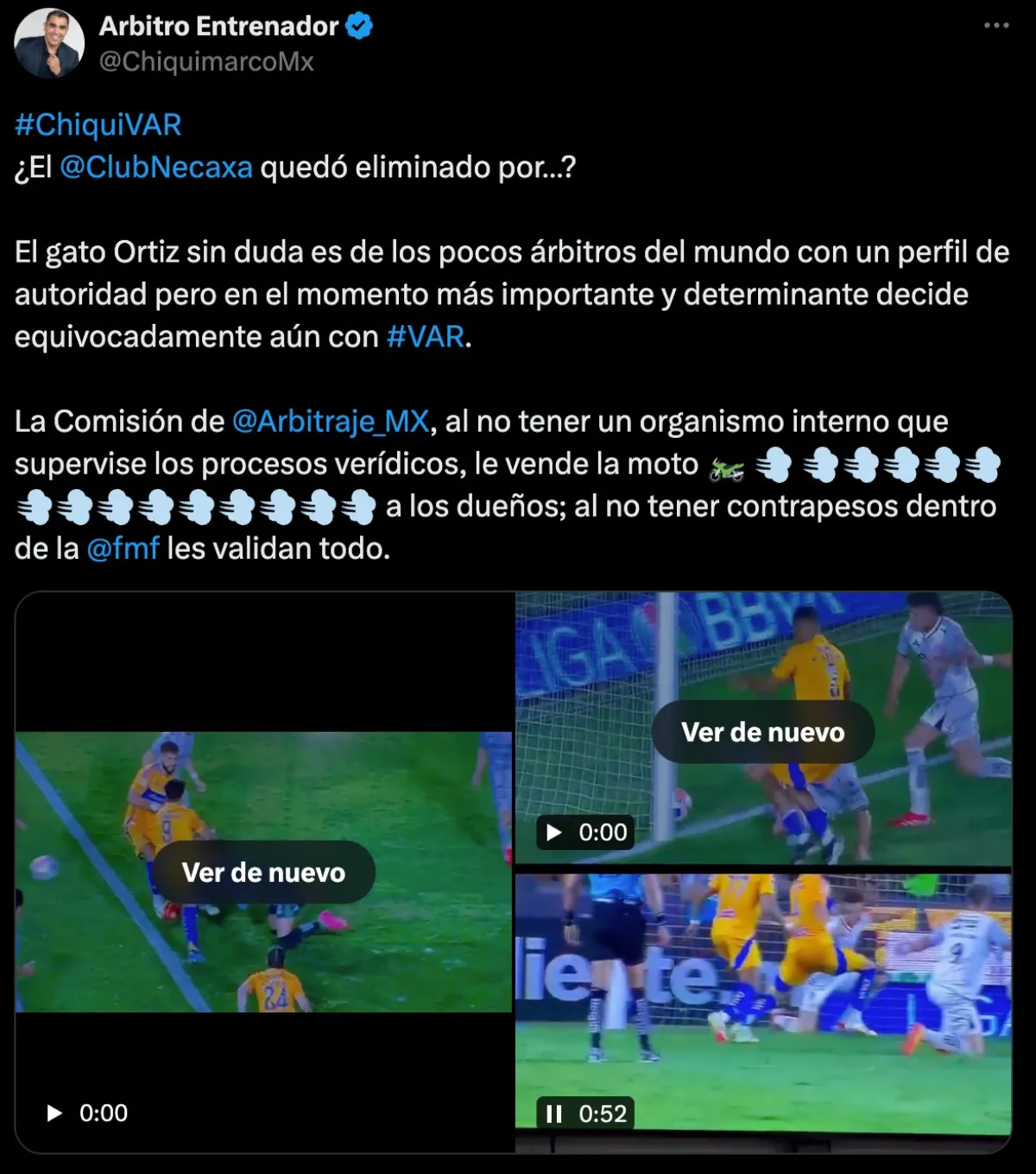 Opiniones | Captura de pantalla: X