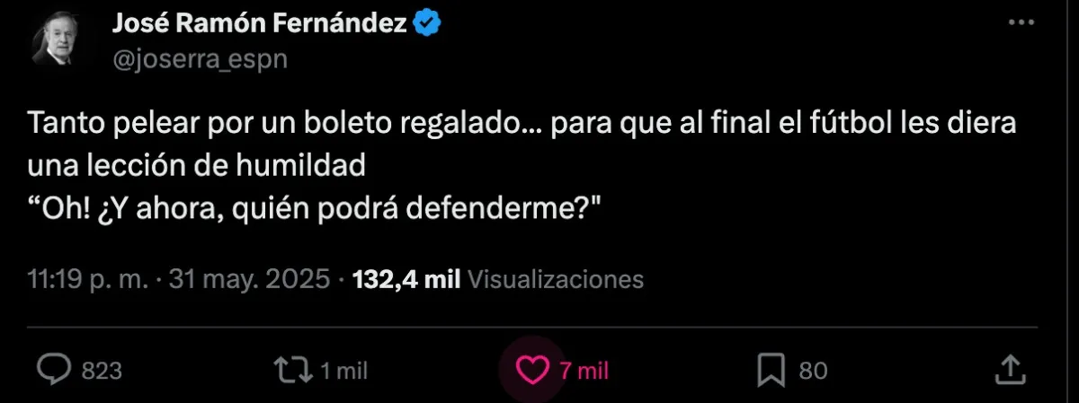 Captura de pantalla | @joserra_espn