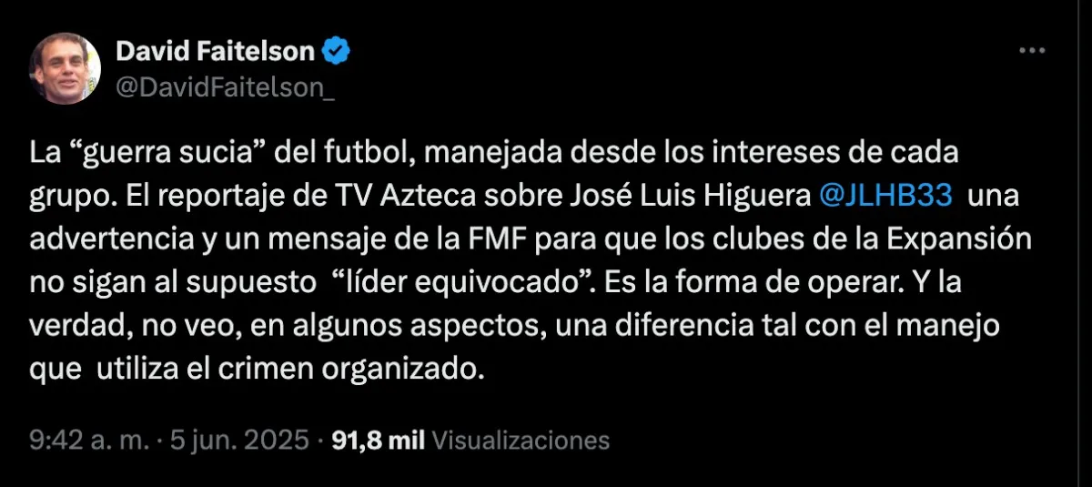 La respuesta | Captura de pantalla: X