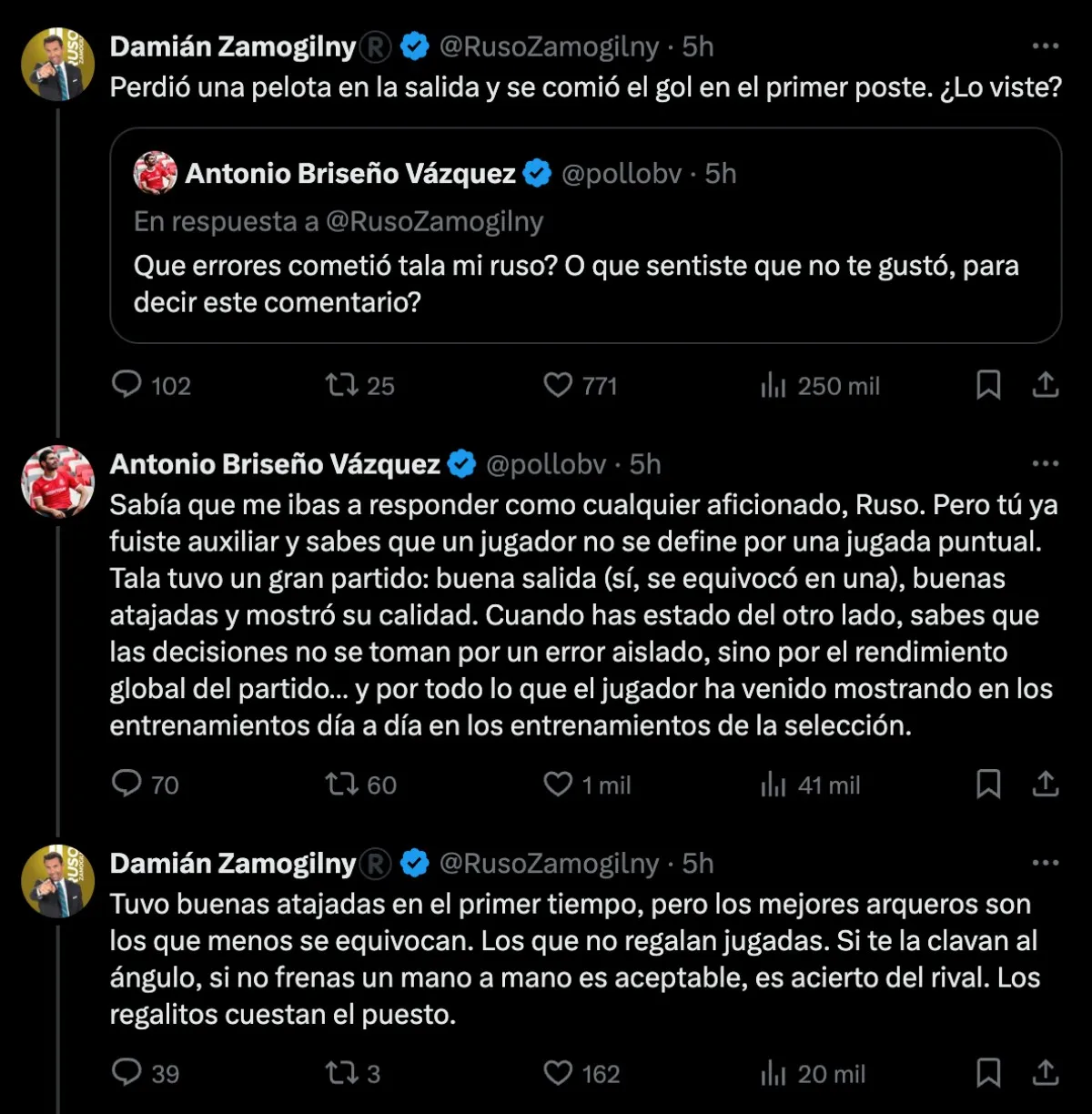 La discusión | Captura de pantalla: X