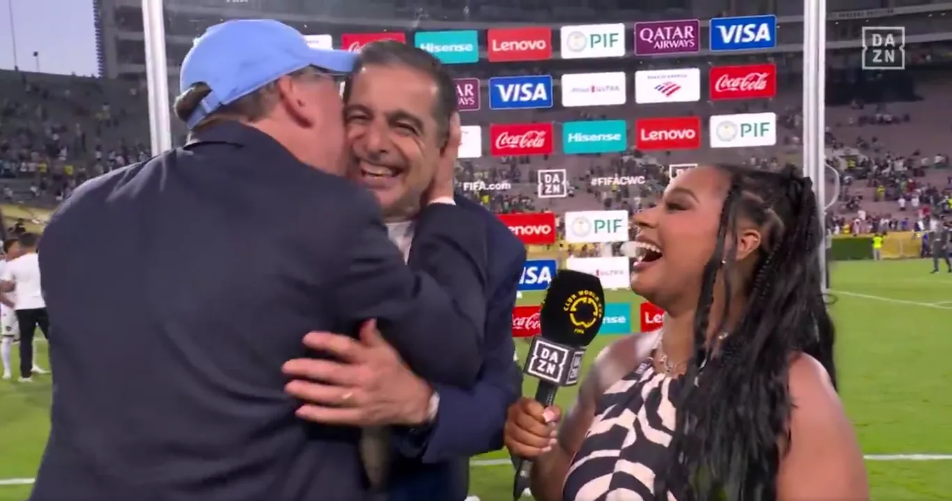 El accionista de Botafogo celebró efusivamente con Paiva