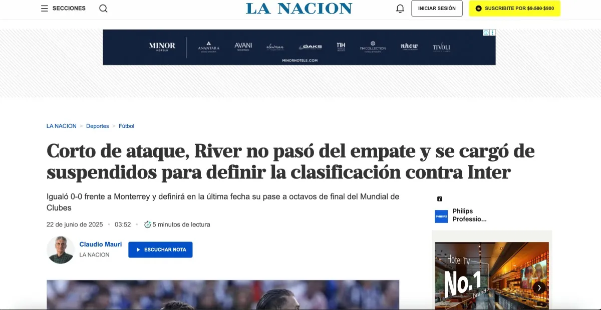 Opinión de LA NACIÓN | Captura de pantalla