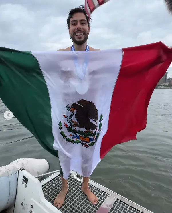 David compartió su hazaña en redes sociales