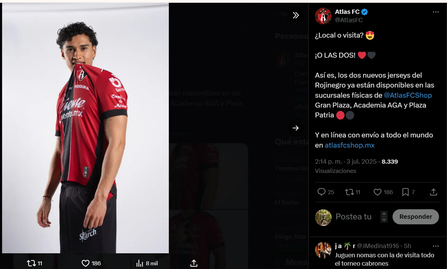 Jeremy Márquez todavía está vinculado a Atlas